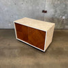 Mid Century Modern Hand Painted Walnut Cabinet #2
