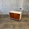 Mid Century Modern Hand Painted Walnut Cabinet #2