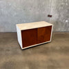Mid Century Modern Hand Painted Walnut Cabinet #2