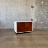 Mid Century Modern Hand Painted Walnut Cabinet #2