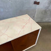 Mid Century Modern Hand Painted Walnut Cabinet #2
