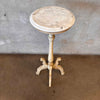 Vintage 1940's Plant Stand w/ Italian Marble Top