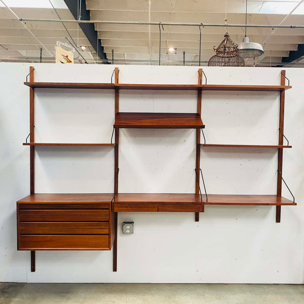 Cado Wall Unit 3-Bay By Poul Cadovius