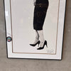 Signed Robert Longo "Gretchen" Framed Print