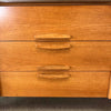 Mid Century Walnut & Burl Credenza