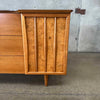 Mid Century Walnut & Burl Credenza