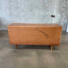 Mid Century Walnut & Burl Credenza