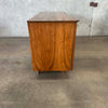 Mid Century Walnut & Burl Credenza