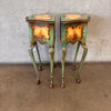 Pair of Venetian Vintage Hand Painted Nightstands