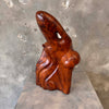 Mid Century Biomorphic Wood Sculpture