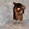 Signed Curtis Lee Brass Owl