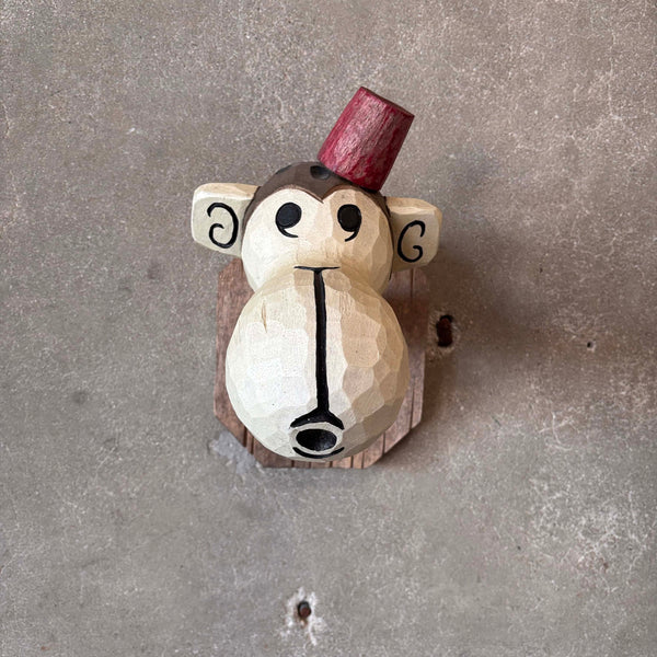 Tiki Tony Taxidermy Monkey With Fez