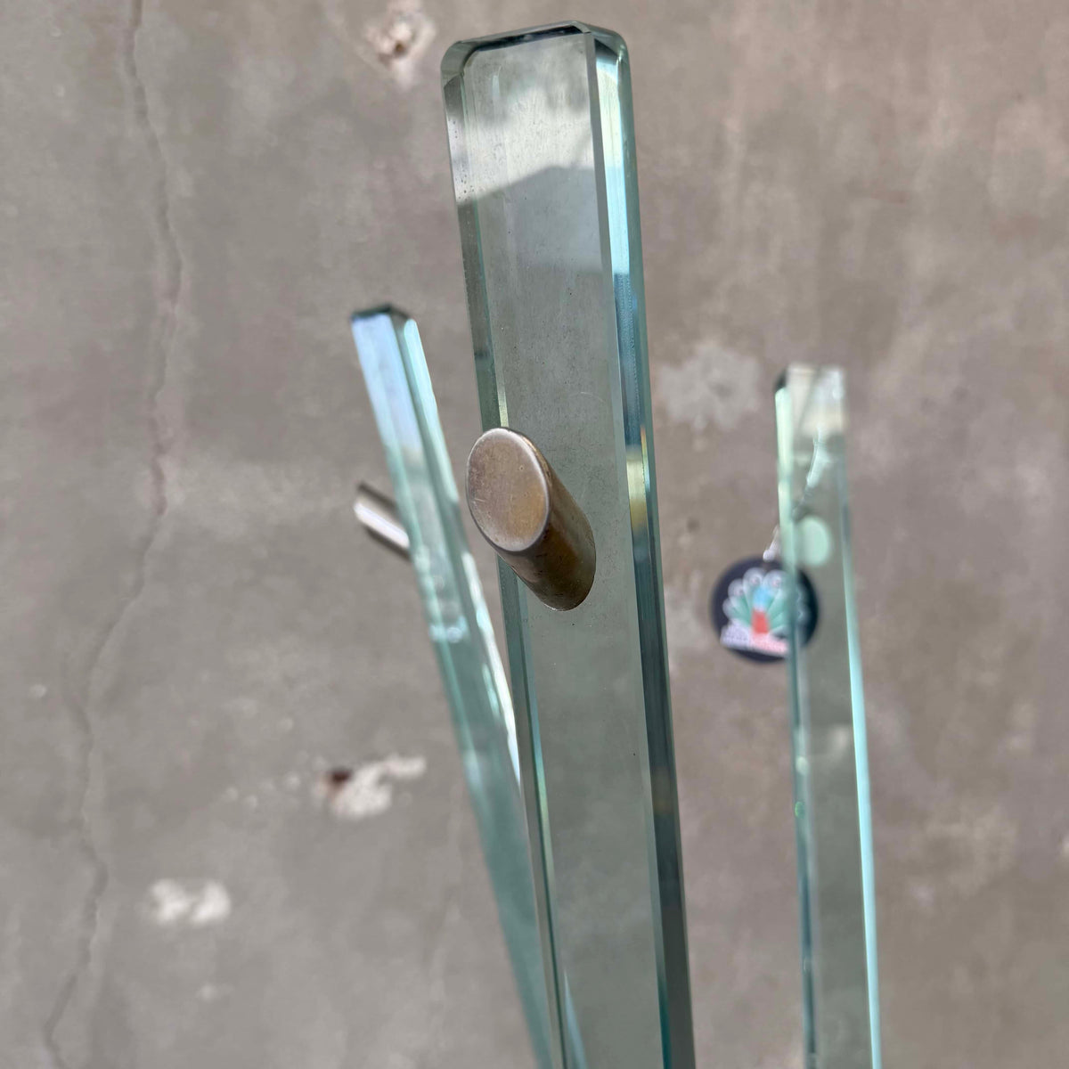 Murano Tempered Glass Coat Rack Taiyo By Reflex