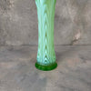 Rare Fenton "Baggy Bayou" Green Swung Vase