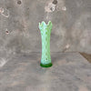 Rare Fenton "Baggy Bayou" Green Swung Vase