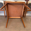 Vintage Mid Century Modern Wood Folding Table & (4) Chairs