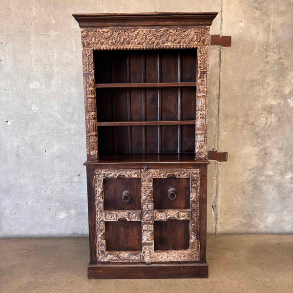Indian Wood Carved Cabinet