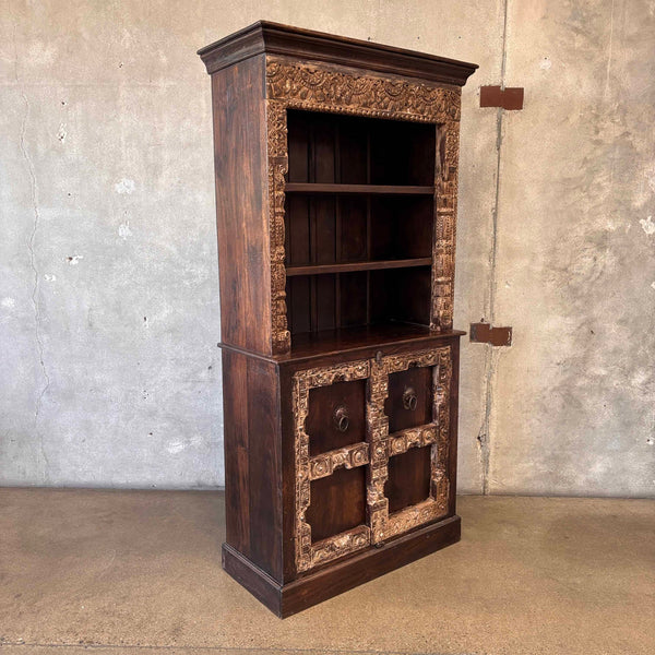 Indian Wood Carved Cabinet