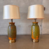 Pair Mid Century Ceramic Table Lamps