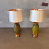 Pair Mid Century Ceramic Table Lamps