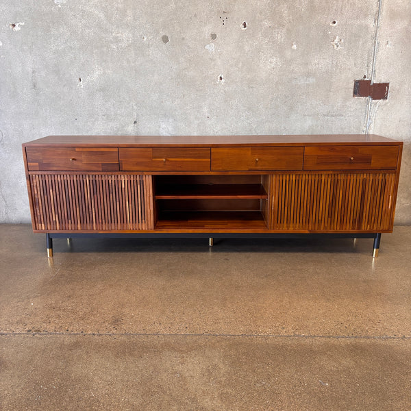 Dakota Media Console Acacia Wood