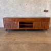 Dakota Media Console Acacia Wood