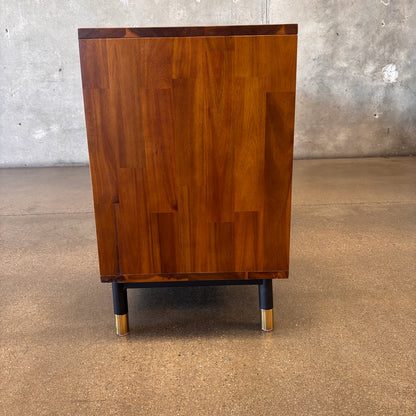 Dakota Media Console Acacia Wood
