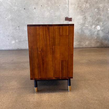 Dakota Media Console Acacia Wood