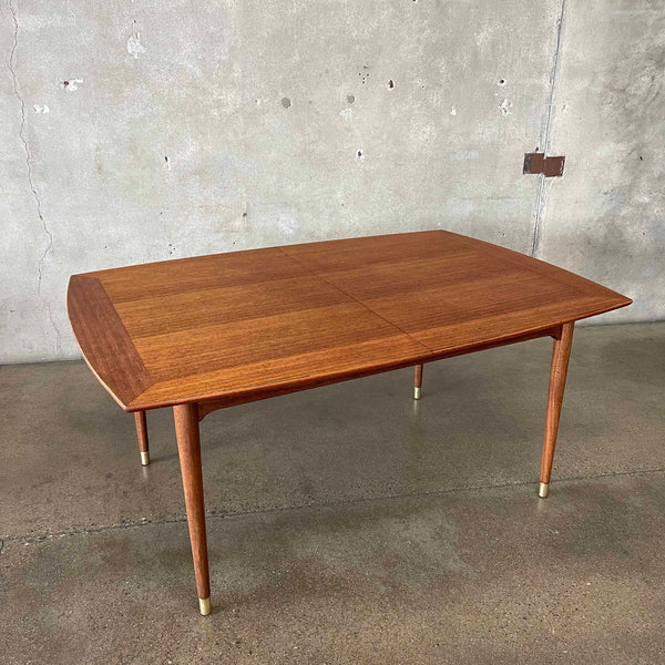 Mid Century Modern Mahogany Dining Table By John Keal For Brown Saltman