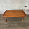 Mid Century Modern Mahogany Dining Table By John Keal For Brown Saltman