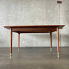 Mid Century Modern Mahogany Dining Table By John Keal For Brown Saltman