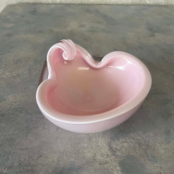 Vintage Italian Murano Art Glass Bowl Seguso