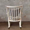 White Lacquer Rocking Chair By Frank Reenskaug Bramin