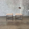 Pair of Vintage Shelby Williams Low Stools