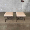 Pair of Vintage Shelby Williams Low Stools