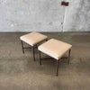 Pair of Vintage Shelby Williams Low Stools