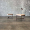 Pair of Vintage Shelby Williams Low Stools