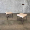 Pair of Vintage Shelby Williams Low Stools