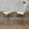 Pair of Vintage Shelby Williams Low Stools