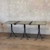 Vintage Bistro/ Cafe Table With Custom Quartz Top