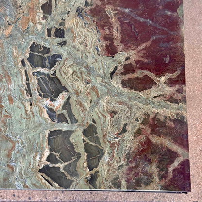 Vintage Bistro/ Cafe Table With Custom Quartzite Top #1
