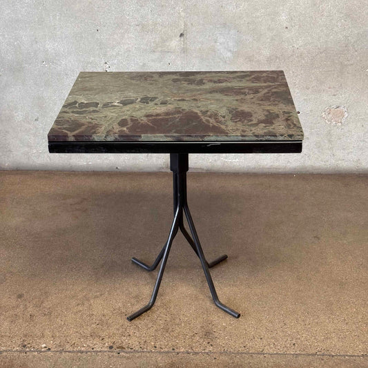 Vintage Bistro/ Cafe Table With Custom Quartzite Top #1