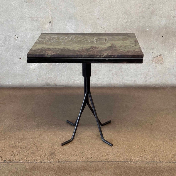Vintage Bistro/ Cafe Table With Custom Quartzite Top #2