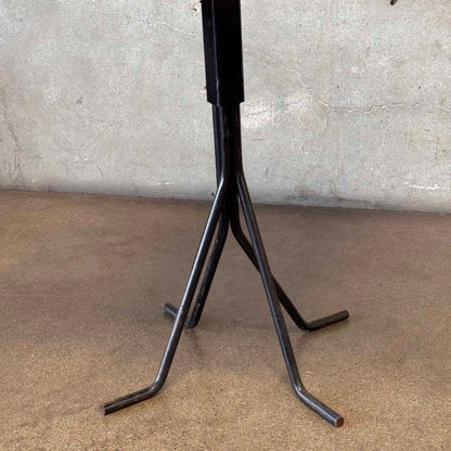 Vintage Bistro/ Cafe Table With Custom Quartzite Top #1