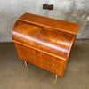 Egon Ostre Gaard Danish Teak Roll Top Secretary Desk