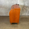 Egon Ostre Gaard Danish Teak Roll Top Secretary Desk