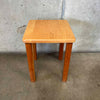 Pair of Solid Wood Nesting Table