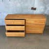 1970's Oak Six Drawer Dresser