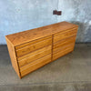 1970's Oak Six Drawer Dresser