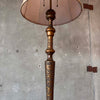Antique 1920's Carved Wood /Gilded Floor Lamp
